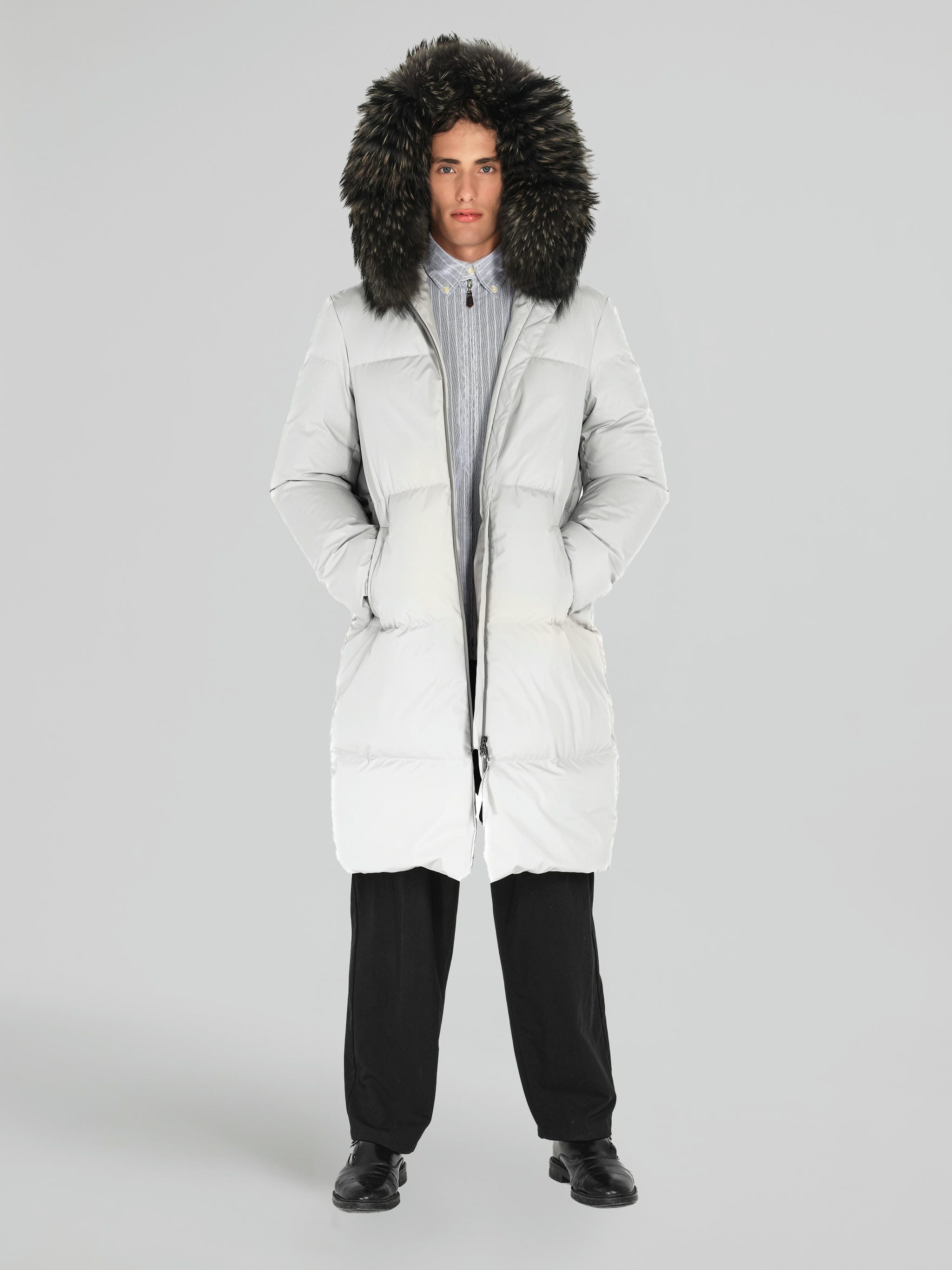 Pegaso long down jacket  Mr&Mrs Italy