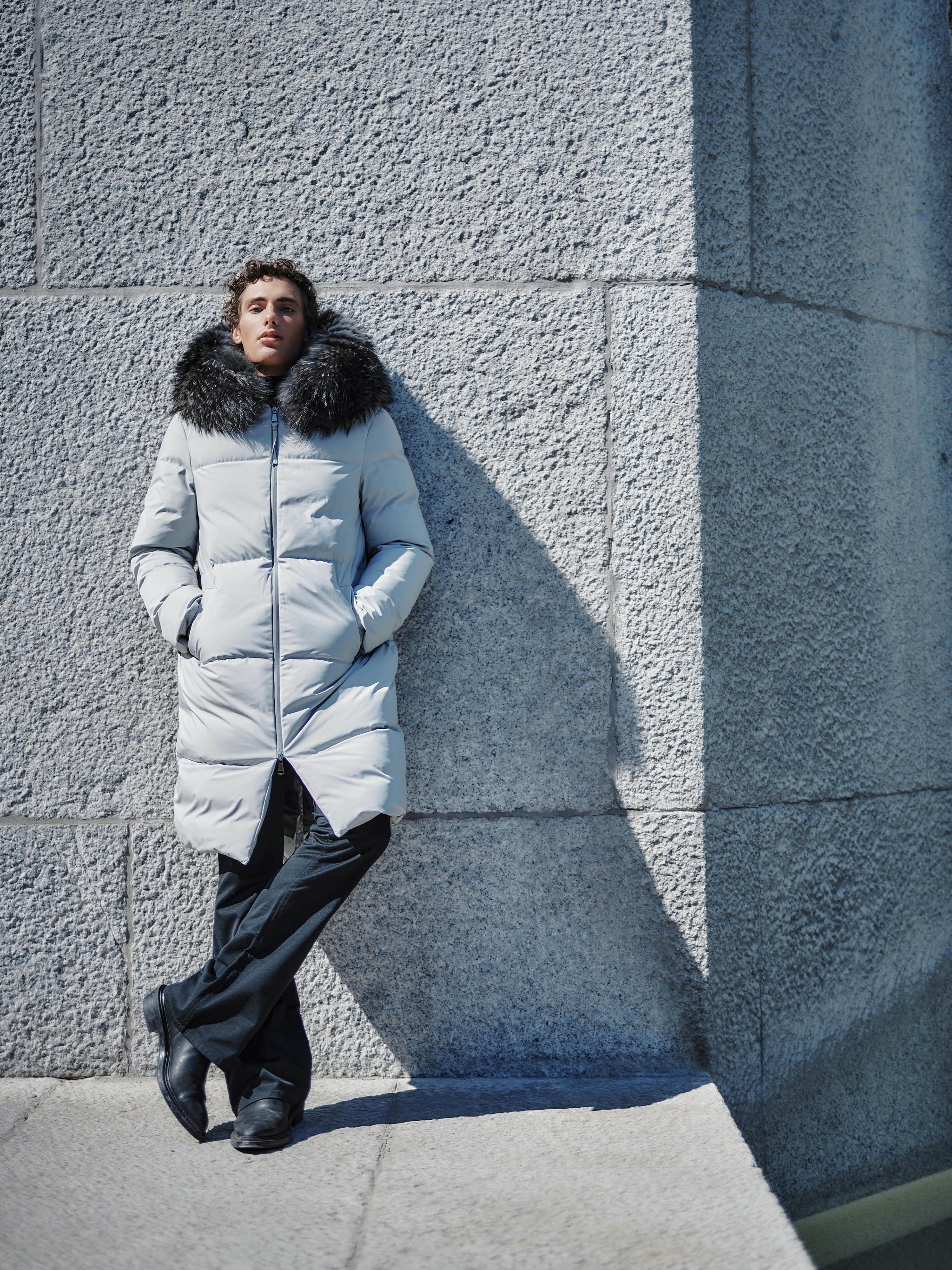 Pegaso long down jacket  Mr&Mrs Italy